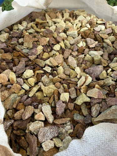 Златолит персиковый декоративная каменная крошка купить в Дрезне