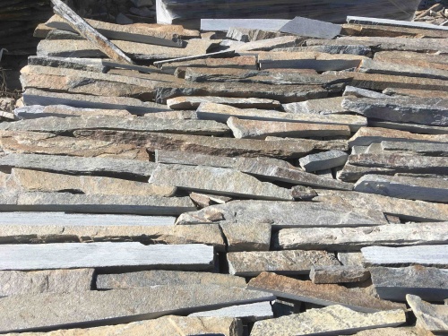 Горбушка златолит мультиколор для облицовки купить в Дрезне