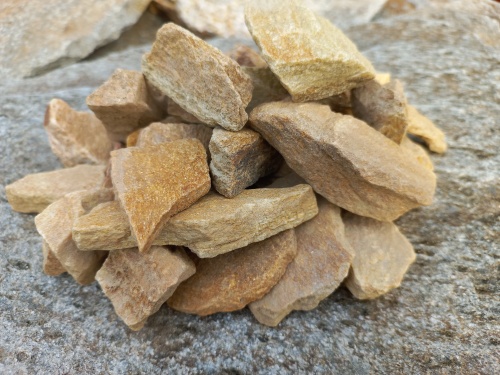 Златолит жёлтый декоративная каменная крошка купить в Дрезне