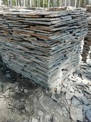 Плитняк златолит Уральский для цоколя, отмостки купить в Дрезне