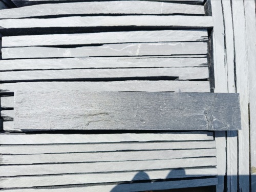 Плитка чёрная из натурального камня фасадная 30 см * 5 см, толщина 7 мм -30 мм купить в Дрезне